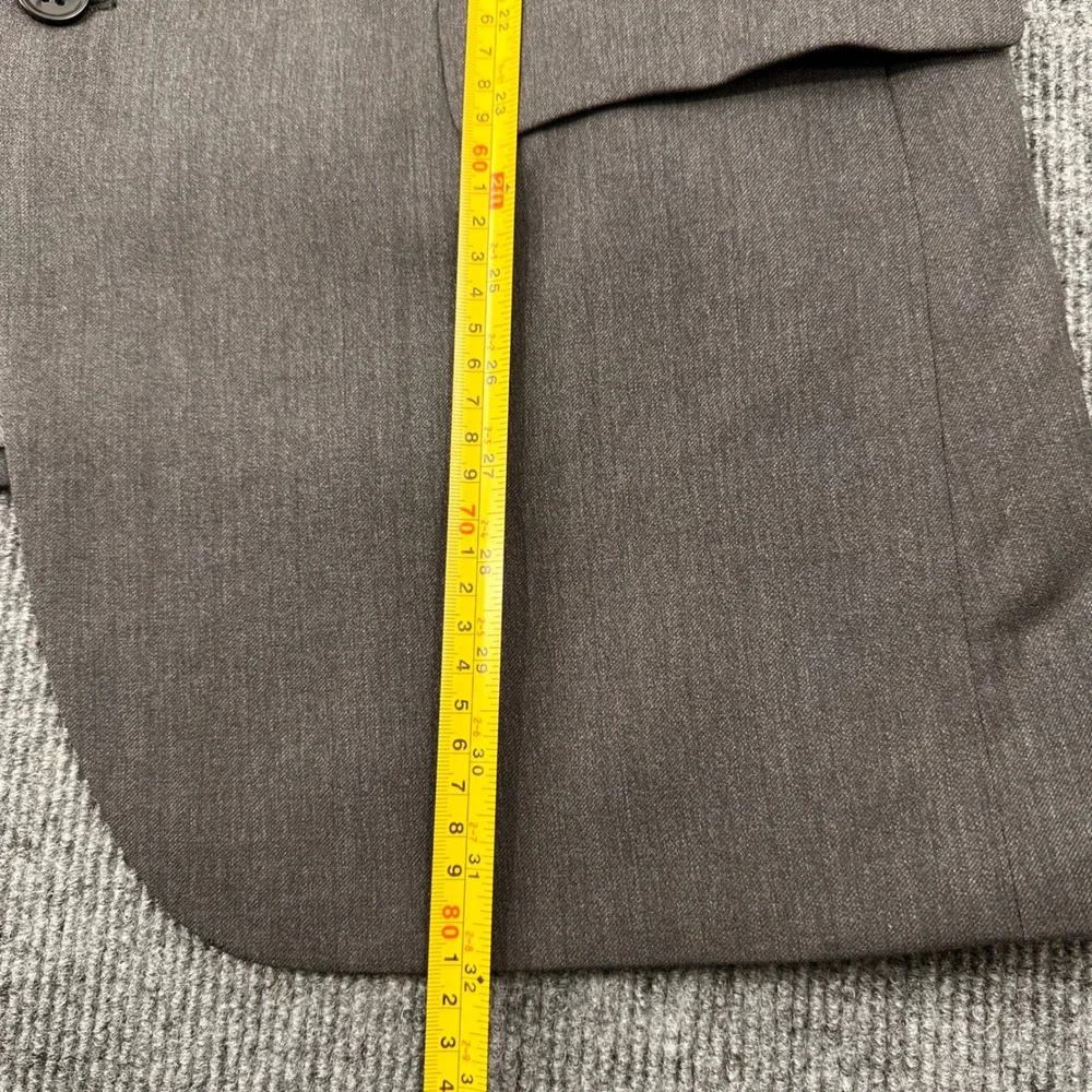 Banana Republic Sport Coat 44R Tailored Fit Cerruti Italian Wool Gray Y2K Formal